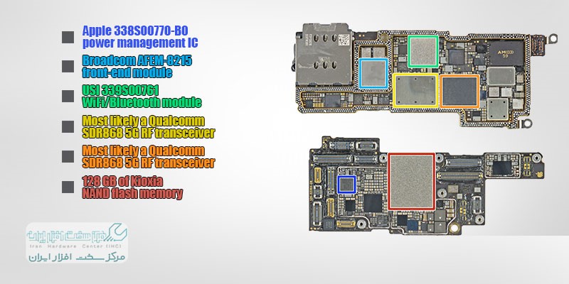 تعمیرپذیری iPhone 13