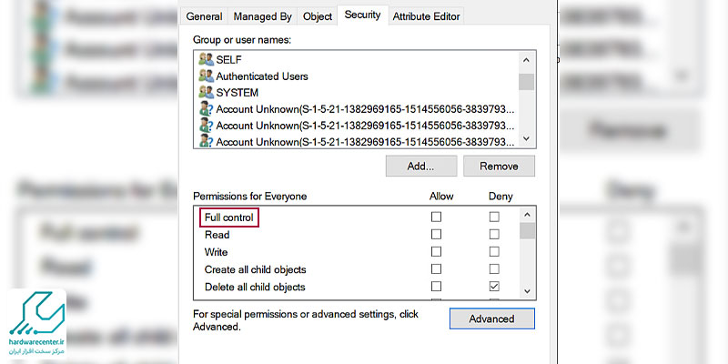 خطای access denied در فتوشاپ