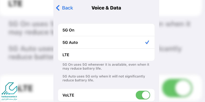 آموزش فعال کردن VoLTE در آیفون