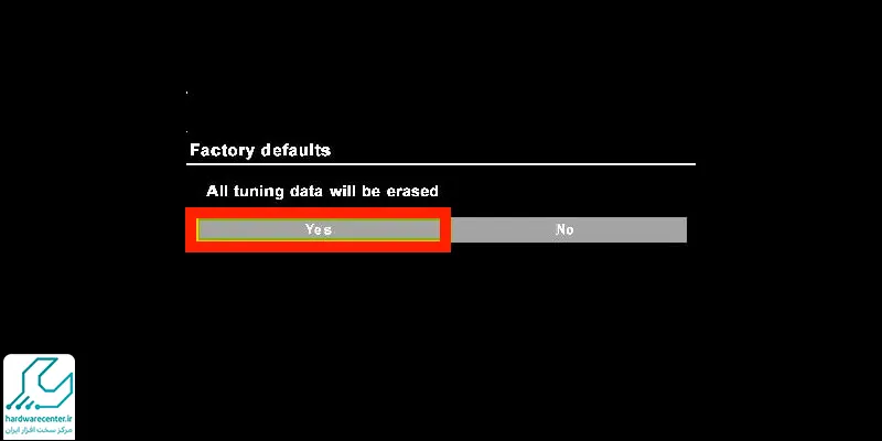 آموزش ریست کردن تلویزیون پاناسونیک با کنترل