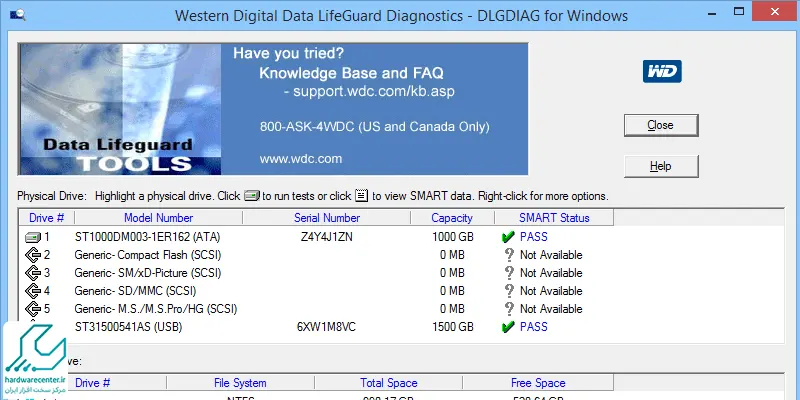 Western Digital Data Lifeguard Diagnostic