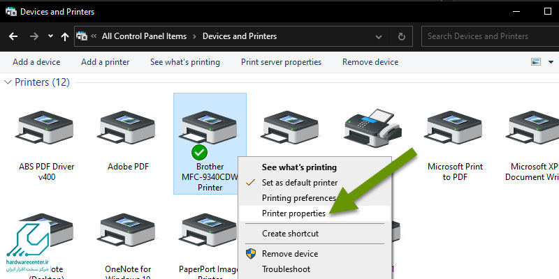 آموزش راه اندازی پرینتر در ویندوز