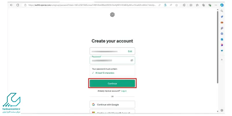 ساخت اکانت chatgpt