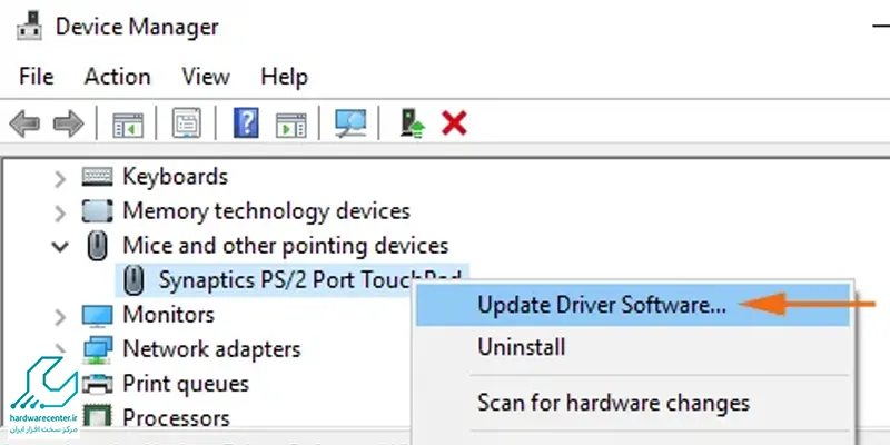 نحوه فعال کردن تاچ پد لپ تاپ