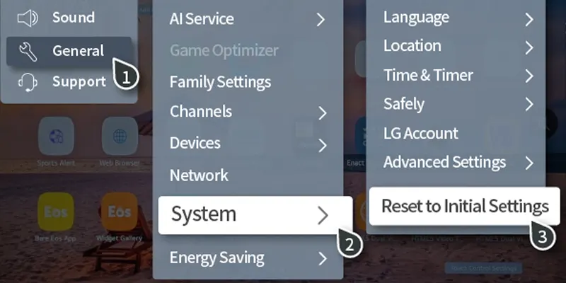 آپدیت نشدن تلویزیون ال جی